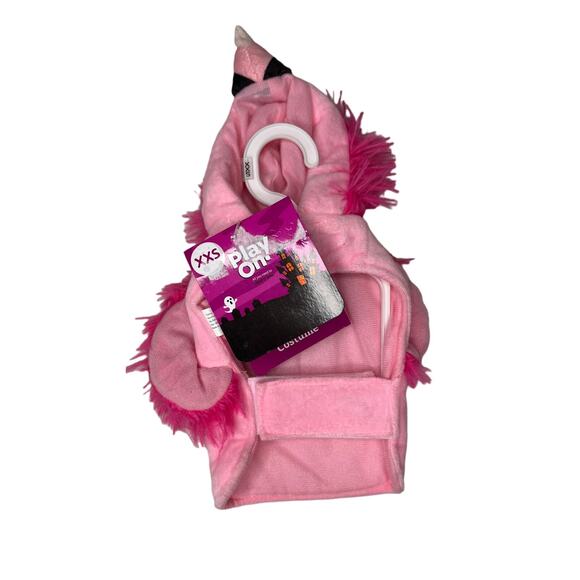 Hot Pink Flamingo Dog/Pet Photoshoot Costume Outfit XXS - Picture 5 of 5